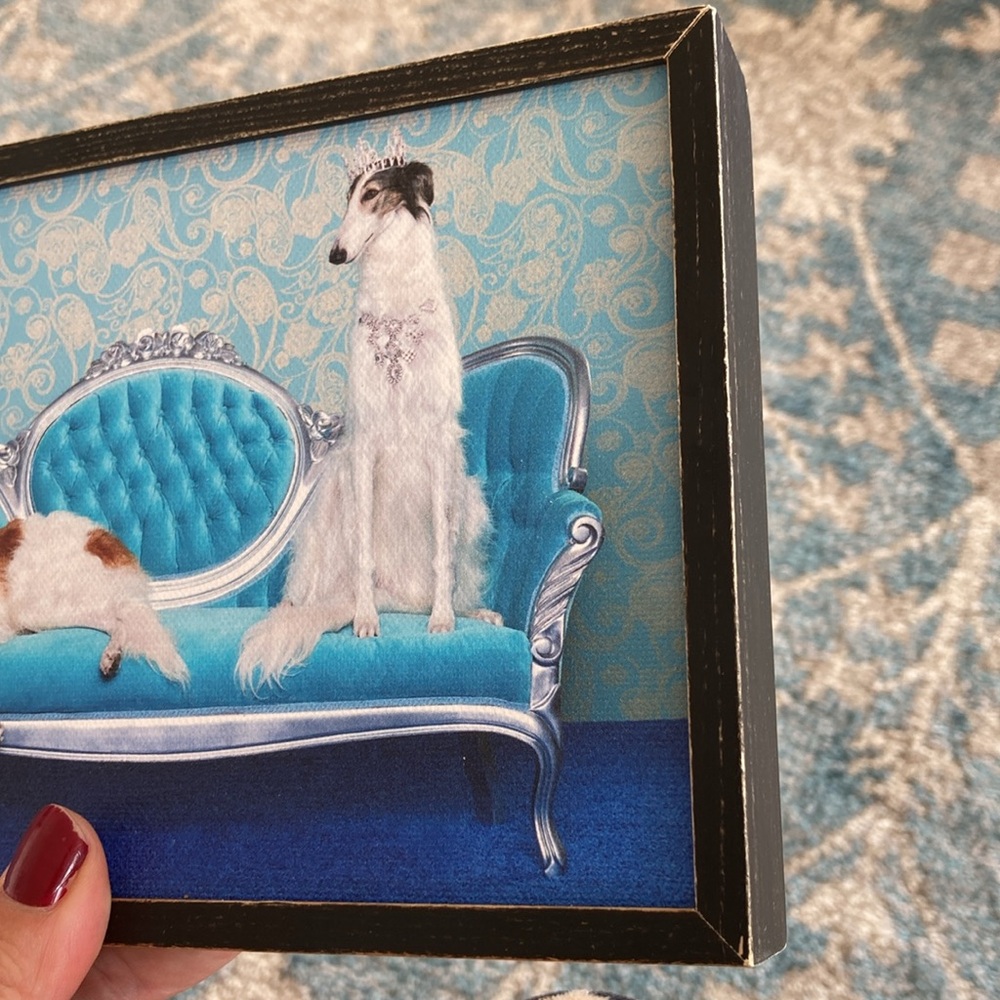 - Wedding Dogs in Rustic Frame - Picture 7 of 8